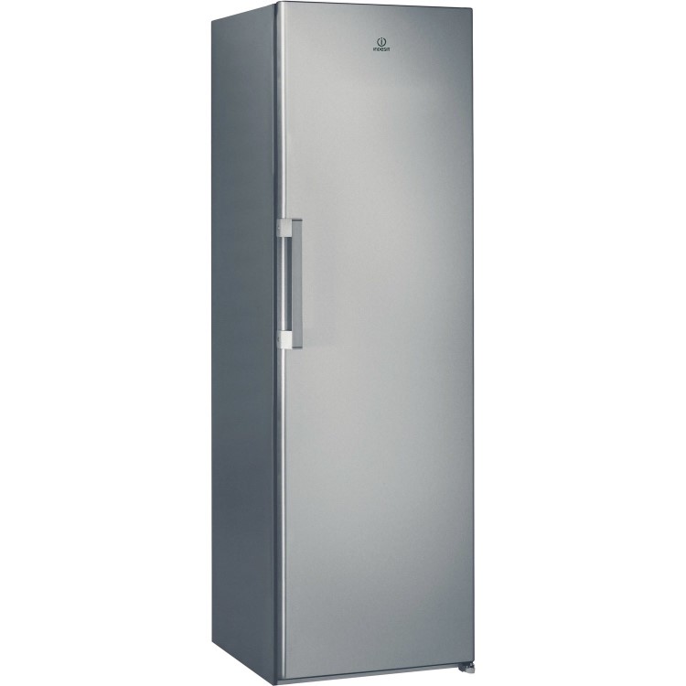 Refurbished Indesit SI61S1 Freestanding 323 Litre Tall Larder Fridge Silver 