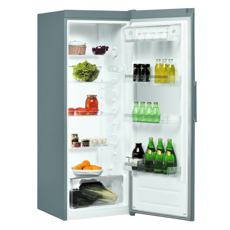 Refurbished Indesit SI61S1 Freestanding 323 Litre Tall Larder Fridge Silver 