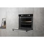 Refurbished Hotpoint SI6864SHIX 60cm Single Built In Electric Oven Stainless Steel