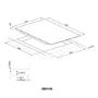 Smeg SIH7933B 90cm 3 Zone Induction Hob with Slider Touch Controls