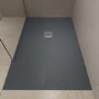 1200x800mm Rectangular Shower Tray – Slimline 27mm – Stone Resin – Anti-Slip – Anthracite – Sileti
