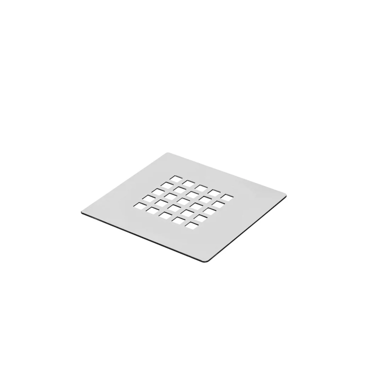GRADE A1 - 1700x800mm Stone Resin White Slate Effect Low Profile Rectangular Shower Tray with Grate - Siltei