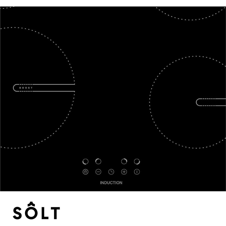 Solt 60cm 4 Zone 13amp Plug In Induction Hob