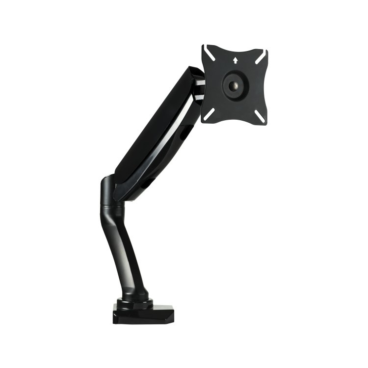 electriQ Single Monitor Arm with USB Ports for monitors up to 27 Inch