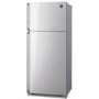 GRADE A1 - Sharp SJGC700VSL 80x185cm Frost Free Top Mount Freestanding Fridge Freezer Silver