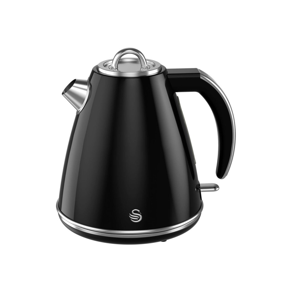Swan SK19020BN 1.5L Retro Kettle Black BuyItDirect.ie