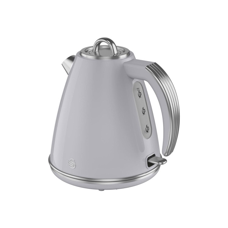 Swan SK19020GRN 1.5L Retro Kettle - Grey