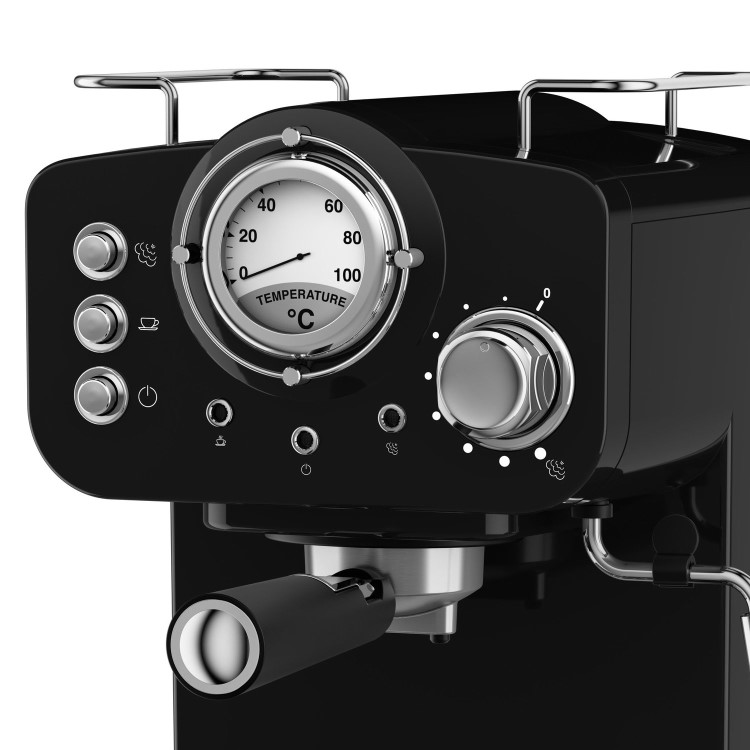Swan SK22110BN Retro Espresso Coffee Machine - Black