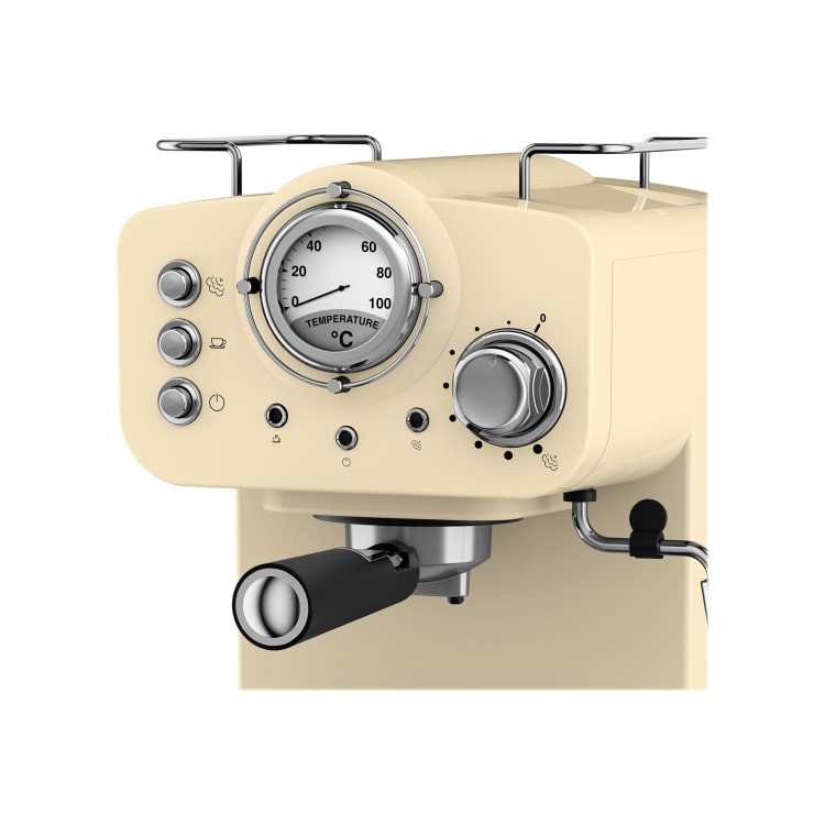 Swan SK22110CN Retro Espresso Coffee Machine - Cream