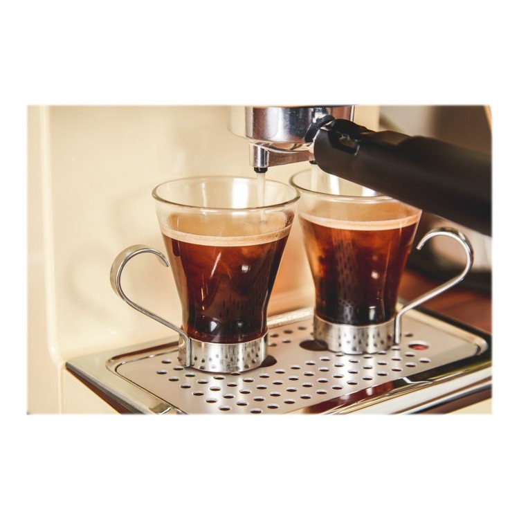 Swan SK22110CN Retro Espresso Coffee Machine - Cream