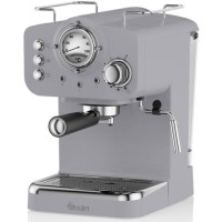 Swan SK22110GRYN Retro Espresso Coffee Machine - Grey
