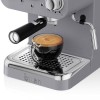 Swan SK22110GRYN Retro Espresso Coffee Machine - Grey