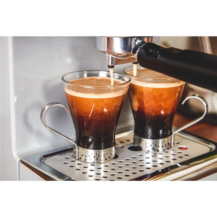 Swan SK22110GRYN Retro Espresso Coffee Machine - Grey