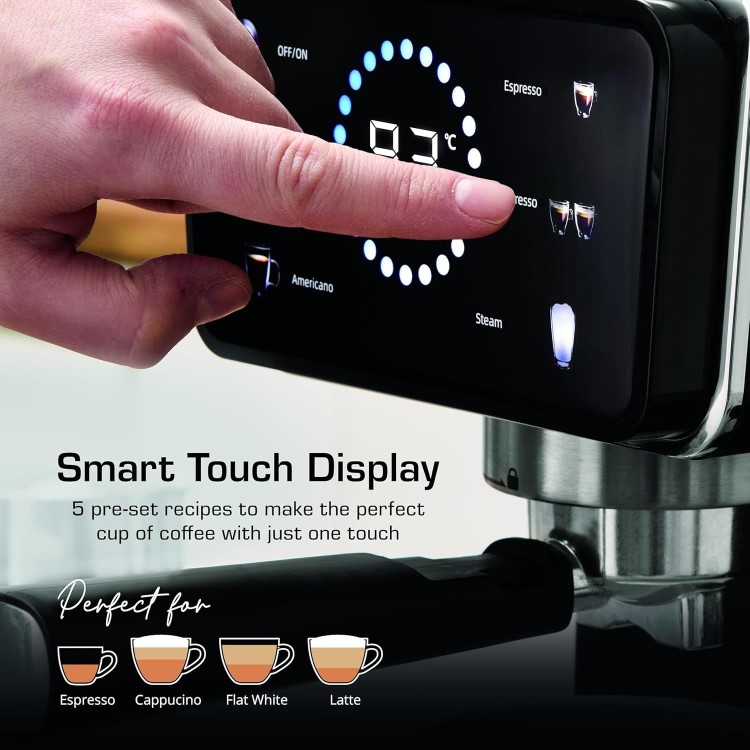 Swan Espresso Coffee Machine SK22113BLK- Black