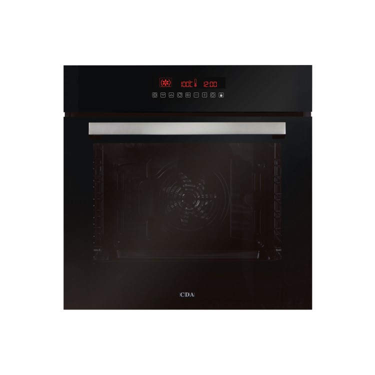 CDA SK511BL 11 Function Electric Single Oven With Pyrolytic Cleaning - Black
