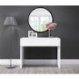 Skylar White Gloss Dressing Table - 2 Drawer