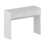 Skylar White Gloss Dressing Table - 2 Drawer