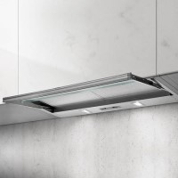 Refurbished Elica SKLOCK-LED-60 56cm Telescopic Canopy Cooker Hood Grey