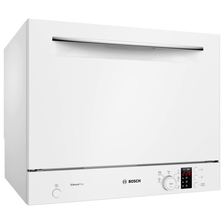Refurbished Bosch Series 4 SKS62E32EU 6 Place Freestanding Table Top Dishwasher White