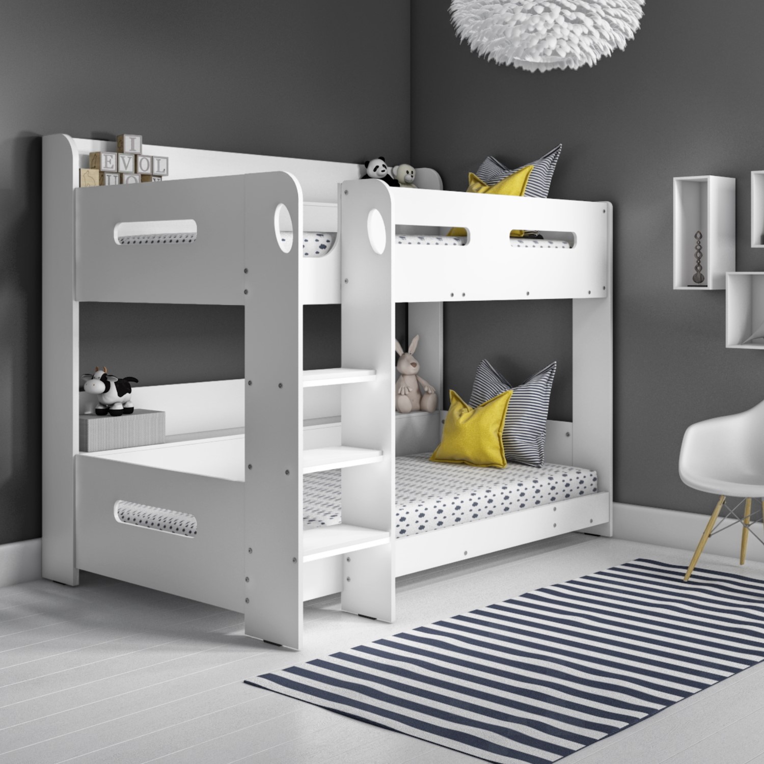Sky White Bunk Bed Ladder Can Be Fitted Either Side Buyitdirect Ie