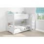 GRADE A1 - Sky White Bunk Bed - Ladder Can Be Fitted Either Side!