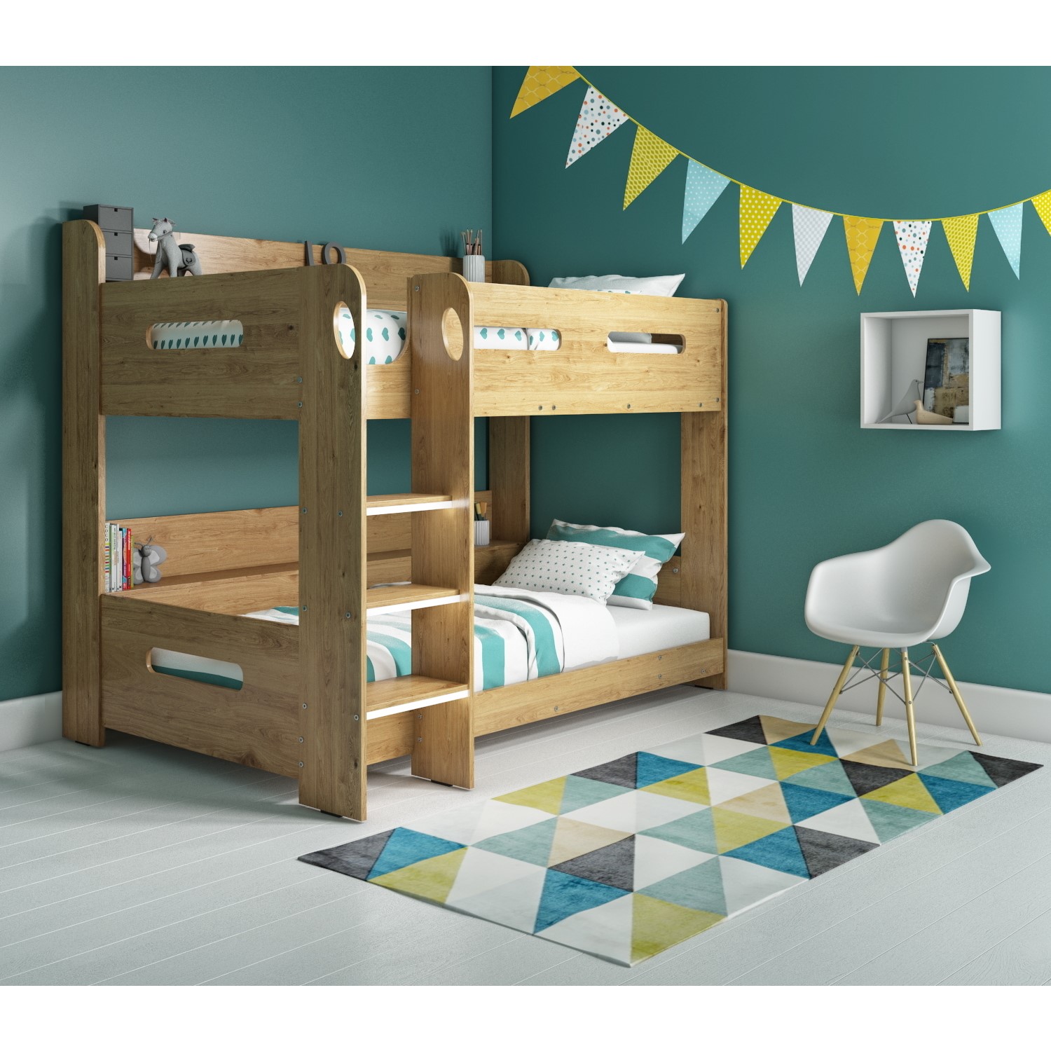 Oak express bunk shop beds