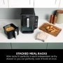 Ninja SL300UK 7.6L Double Drawer Air Fryer  2-Drawer Double Stack  Healthy Crispy Cooking