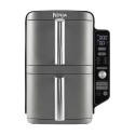 SL400UK Ninja SL400UK Double Stack XL 9.5L 6-in-1 Dual Air Fryer  Twin Baskets  Healthy Crispy Cooking  Grey