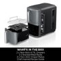 Ninja SL400UK Double Stack XL 9.5L 6-in-1 Dual Air Fryer  Twin Baskets  Healthy Crispy Cooking  Grey