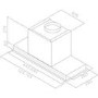 Elica Sleek 52cm Canopy Cooker Hood - Stainless Steel
