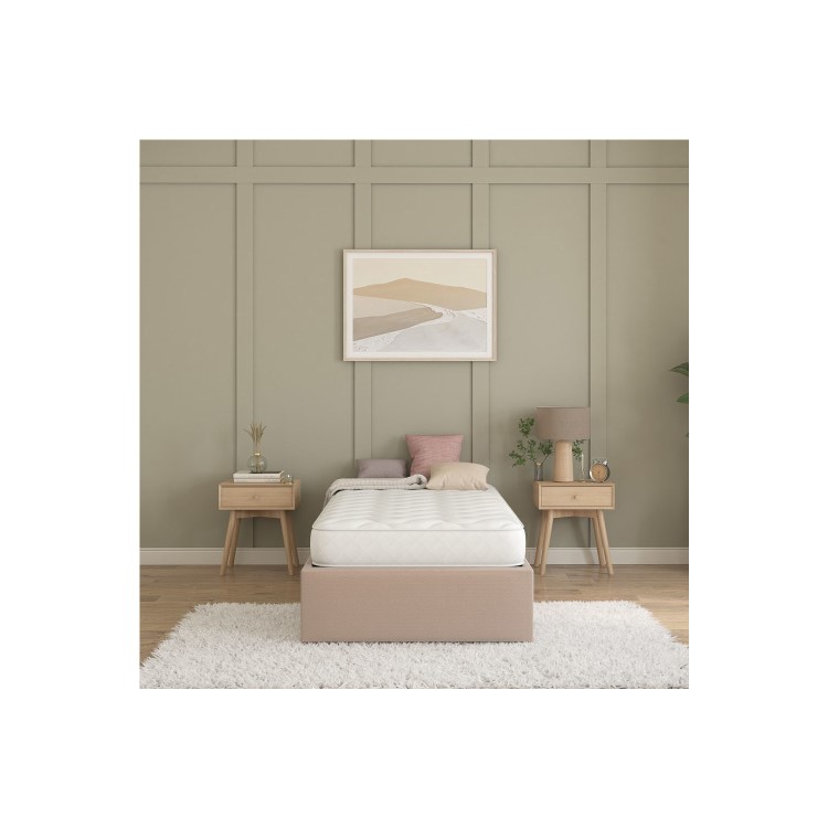 Single Memory Foam Top Cooling Coil Spring Rolled Mattress - Sleepful Essentials