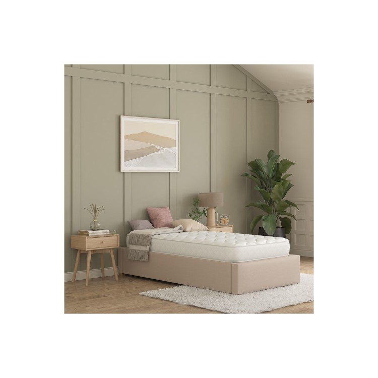 Single Memory Foam Top Cooling Coil Spring Rolled Mattress - Sleepful Essentials