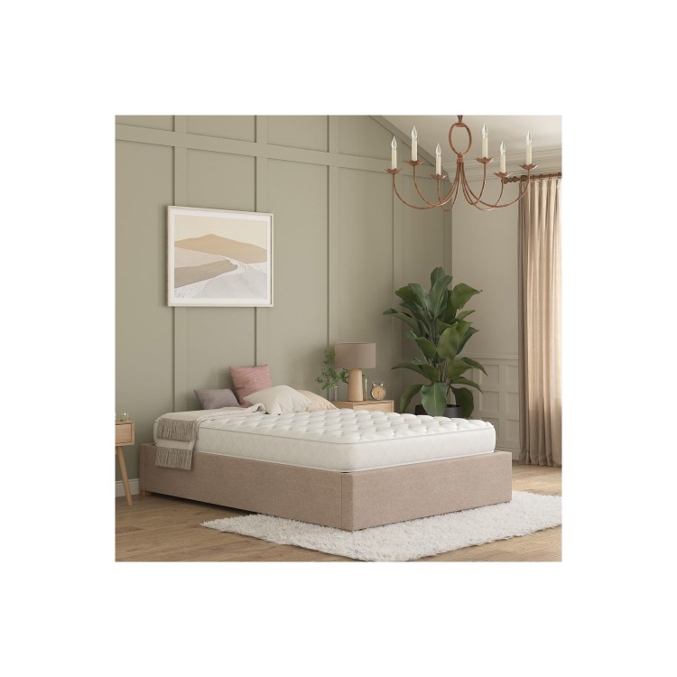 Super King Size Memory Foam Top Cooling Coil Spring Rolled Mattress - Sleepful Essentials