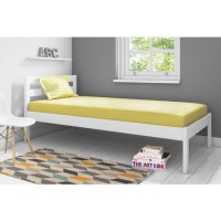 Sleepy Single Bed Frame in White 