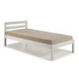 Sleepy Single Bed Frame in White 