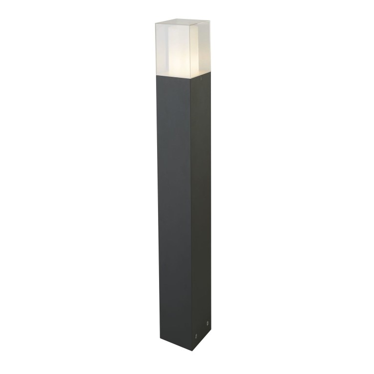 GRADE A1 - Box Opened Searchlight Grey LED Outdoor Post Light
