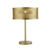 Table Lamp in Gold with Mesh Shade - Fishnet