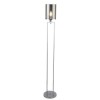 Chrome Smoked Glass Floor Lamp - Searchlight