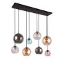 Multi Coloured Glass Bar Pendant Light - Searchlight Mardi Gras