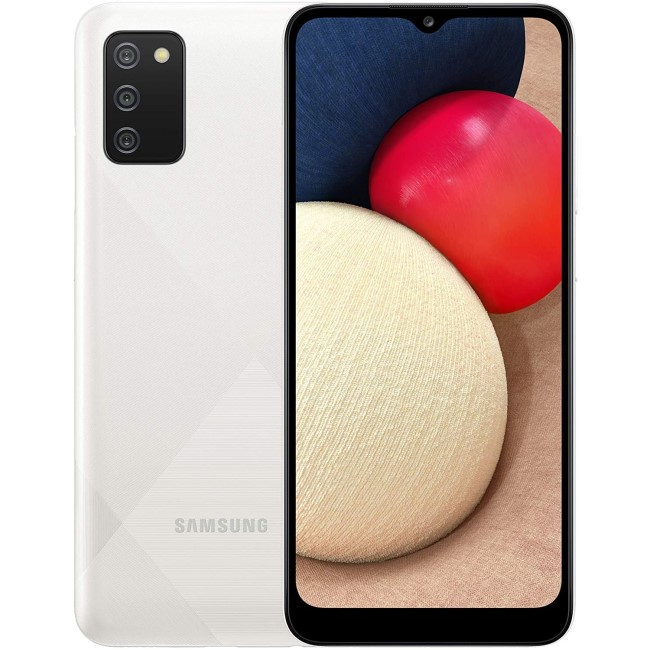 Samsung Galaxy A02s White 6.5" 32GB 4G Unlocked & SIM Free Smartphone