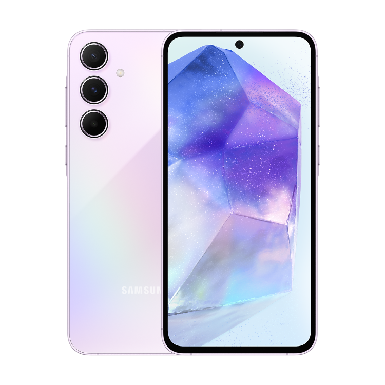 Samsung Galaxy A55 5G Awesome Lilac 6.6" 128GB 5G Unlocked & SIM Free Smartphone