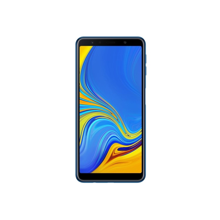Grade A Samsung Galaxy A7 2018 Blue 6" 64GB 4G Unlocked & SIM Free