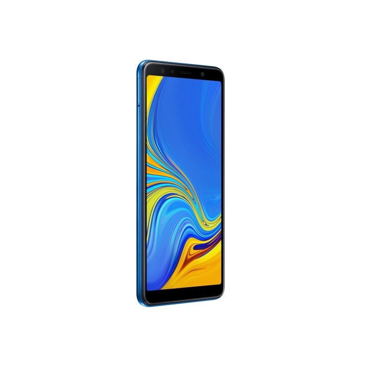 Grade A Samsung Galaxy A7 2018 Blue 6" 64GB 4G Unlocked & SIM Free