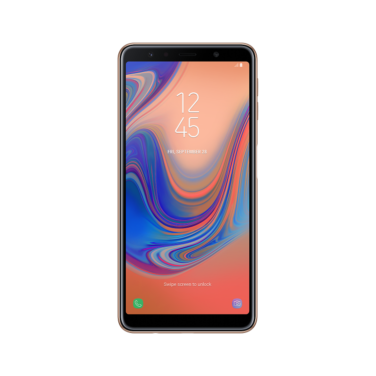 Samsung Galaxy A7 2018 Gold 6" 64GB 4G Unlocked & SIM Free