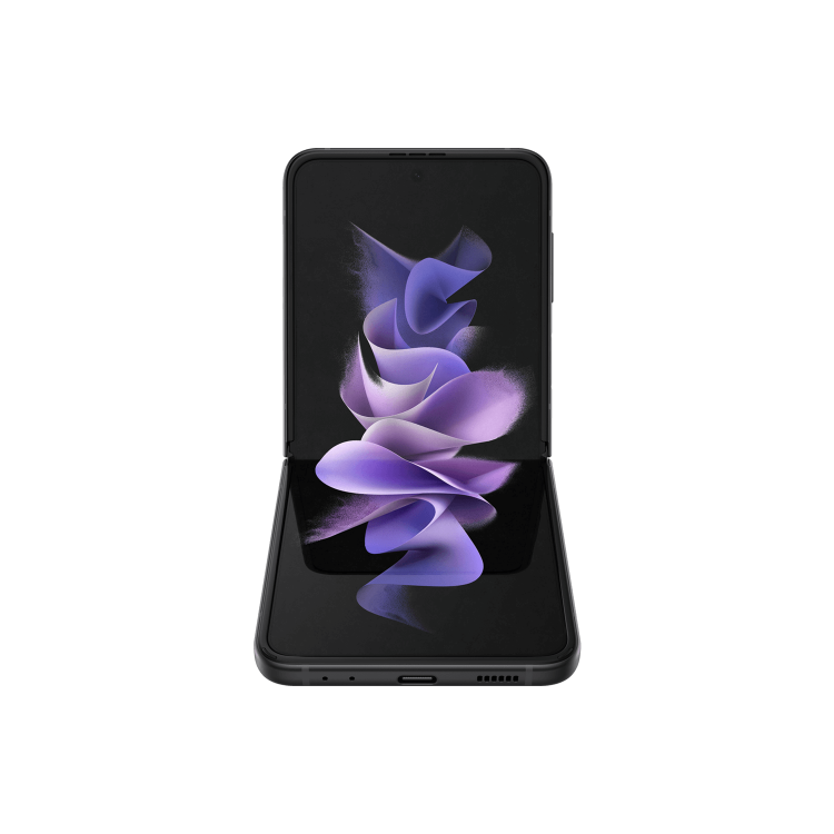 Refurbished Samsung Galaxy Z Flip3 128GB 5G Mobile Phone - Phantom Black