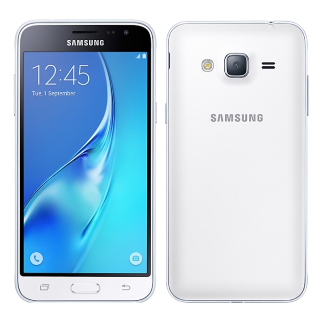 Grade A1 Samsung Galaxy J3 White 2016 5" 8GB 4G Unlocked & SIM Free