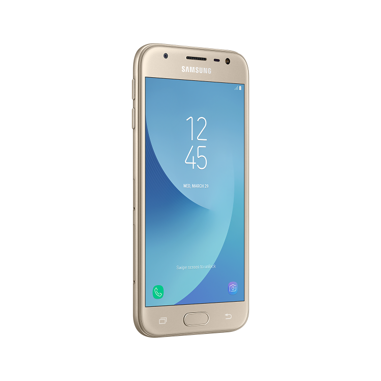 Samsung Galaxy J3 2017 Gold 5" 16GB 4G Unlocked & SIM Free