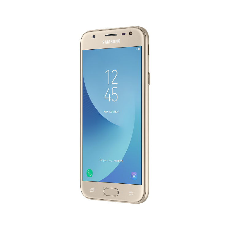 Samsung Galaxy J3 2017 Gold 5" 16GB 4G Unlocked & SIM Free