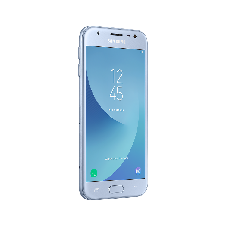 Grade A1 Samsung Galaxy J3 2017 Blue 5" 16GB 4G Unlocked & SIM Free