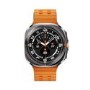 GRADE A1 - Samsung Galaxy Watch Ultra Titanium Grey with Marine Orange Band 32GB LTE Smartwatch